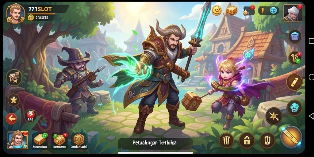 Tampilan gameplay Open World yang menakjubkan di 171SLOT.