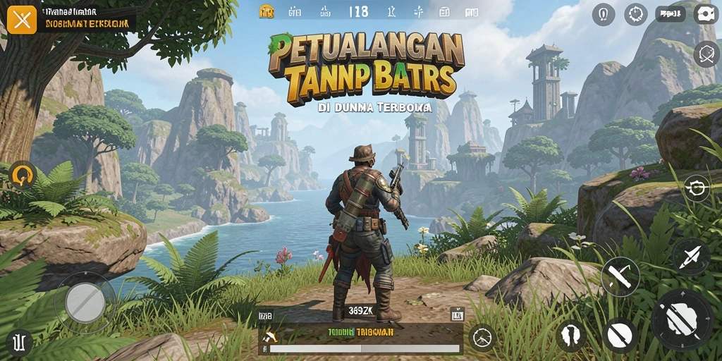 Tampilan gameplay 369ZK yang menawan di dunia terbuka.