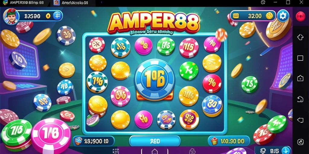 Tampilan gameplay Bingo yang seru di AMPER88.