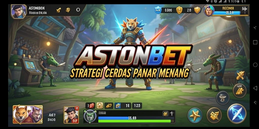 Tampilan gameplay ASTONBET yang mendebarkan dalam strategi.