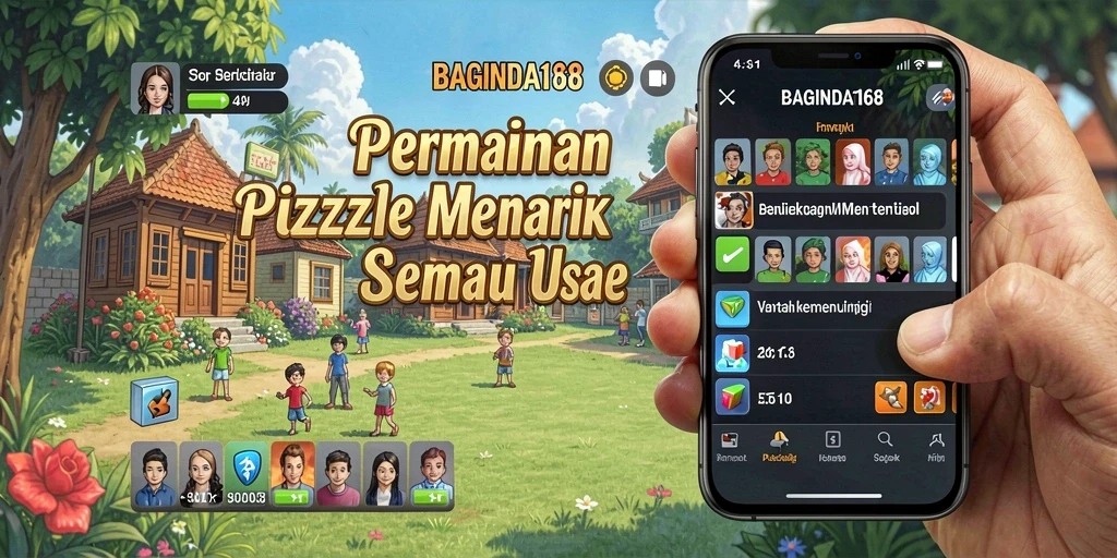 Tampilan gameplay BAGINDA168 menunjukkan berbagai tantangan puzzle yang menarik.