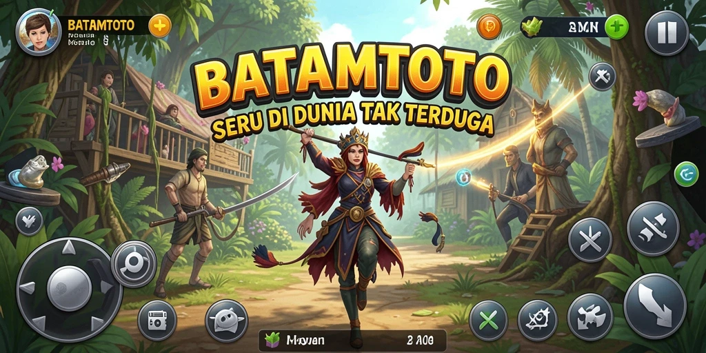 Tampilan gameplay BATAMTOTO yang penuh aksi dan petualangan.