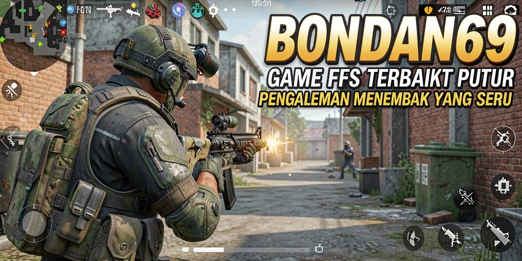 Screenshot gameplay BONDAN69 yang menampilkan aksi tembak-tembakan yang intens.