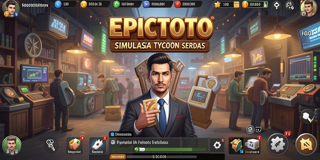 Tampilan gameplay EPICTOTO yang menarik dan interaktif di dunia Tycoon.