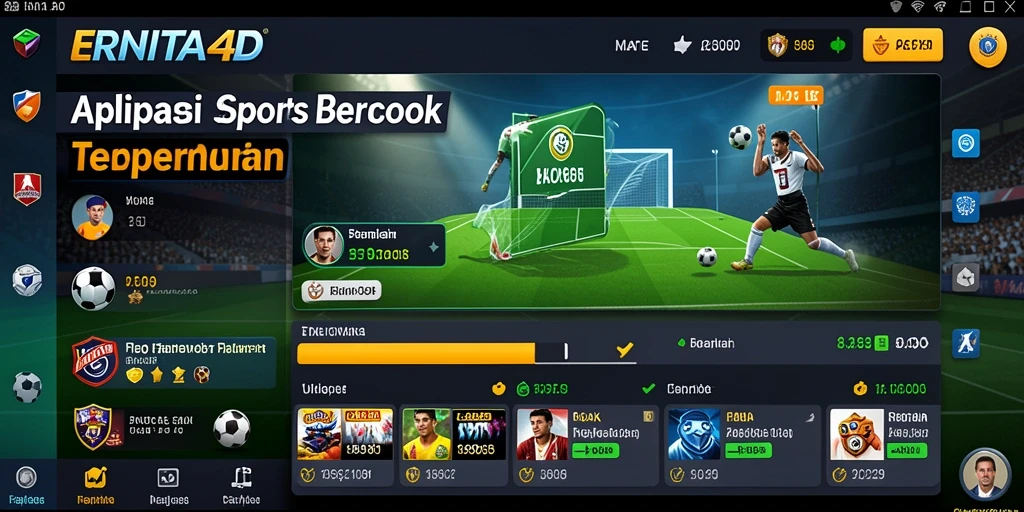 Tampilan menarik dari gameplay Sportsbook ERNITA4D.