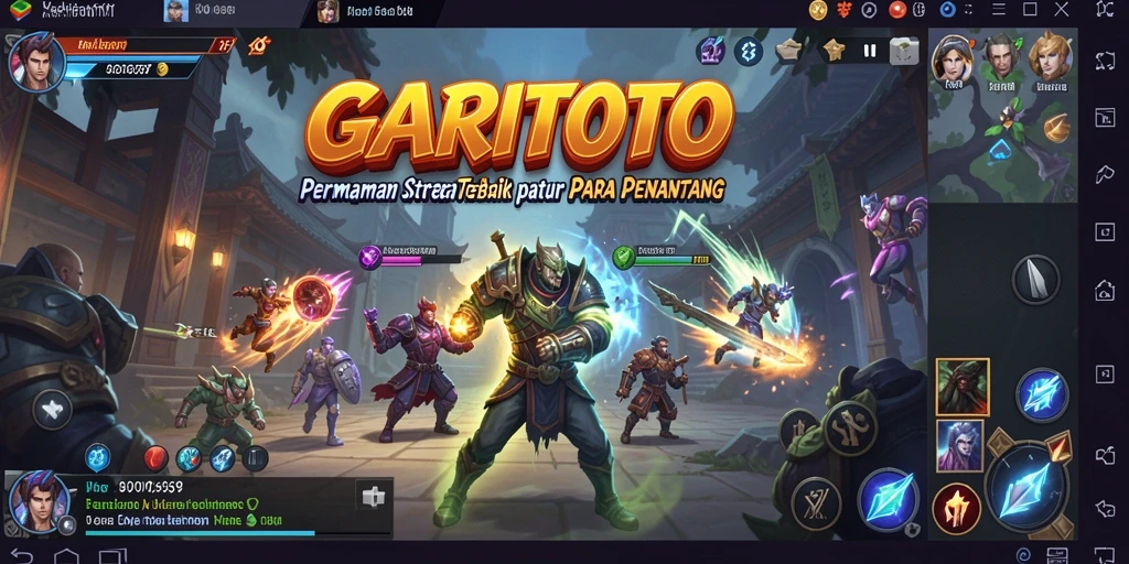 Tampilan gameplay GARITOTO yang menantang dan menarik.