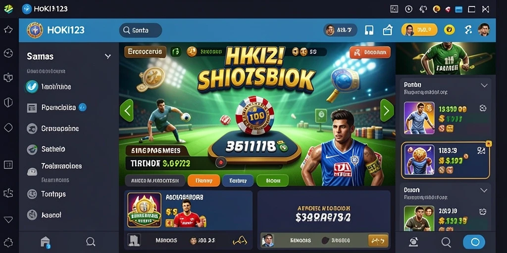 Tampilan gameplay HOKI123 yang menarik dan interaktif.