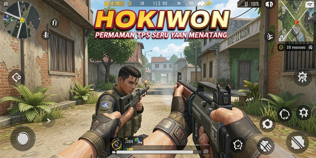 Screenshot gameplay menampilkan aksi seru di HOKIWON.
