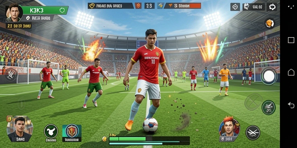 Tampilan menakjubkan dari gameplay K3K3 yang menantang.