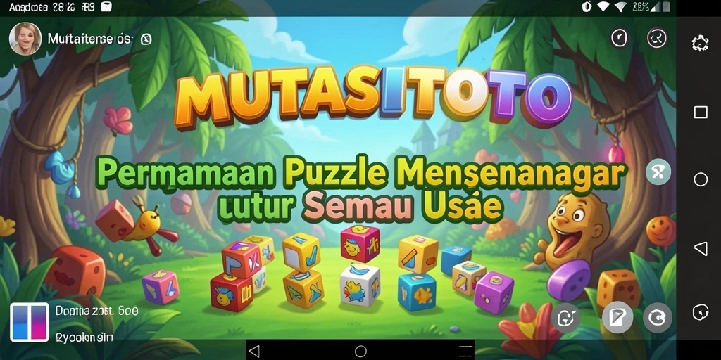 Tangkapan layar gameplay MUTASITOTO menampilkan tantangan puzzle yang mengasyikkan.