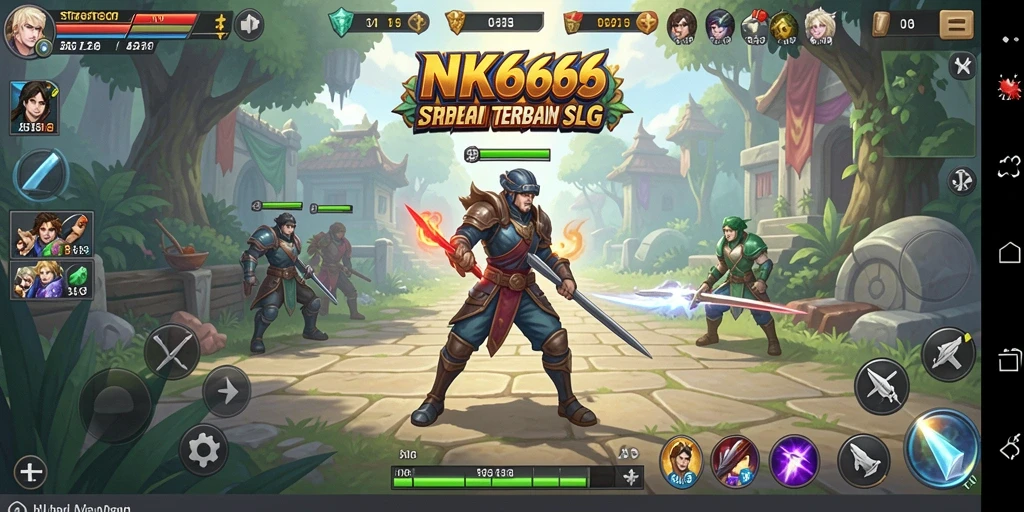Screenshot utama NK666 menampilkan gameplay strategis yang seru.