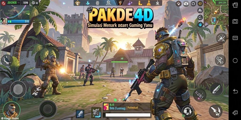 Tampilan gameplay PAKDE4D yang menarik dan interaktif.
