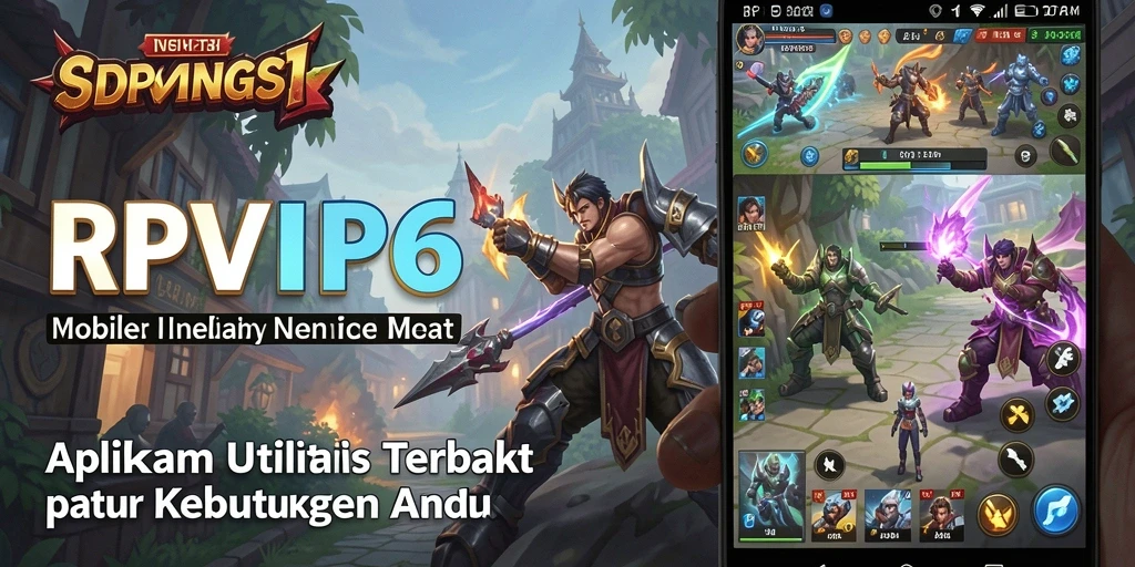 Tampilan antarmuka RPVIP6 yang sederhana dan efektif.