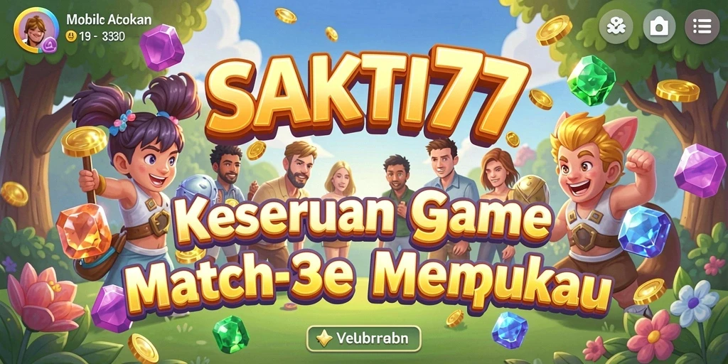 Tampilan permainan SAKTI77 yang penuh warna dan menantang.