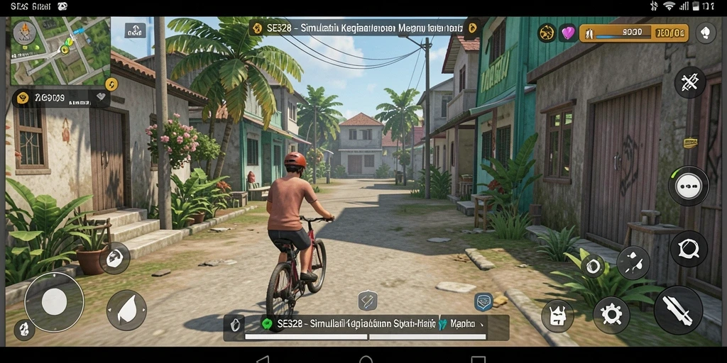 Tampilan gameplay SE328 dengan aktivitas simulasi yang menarik dan interaktif.