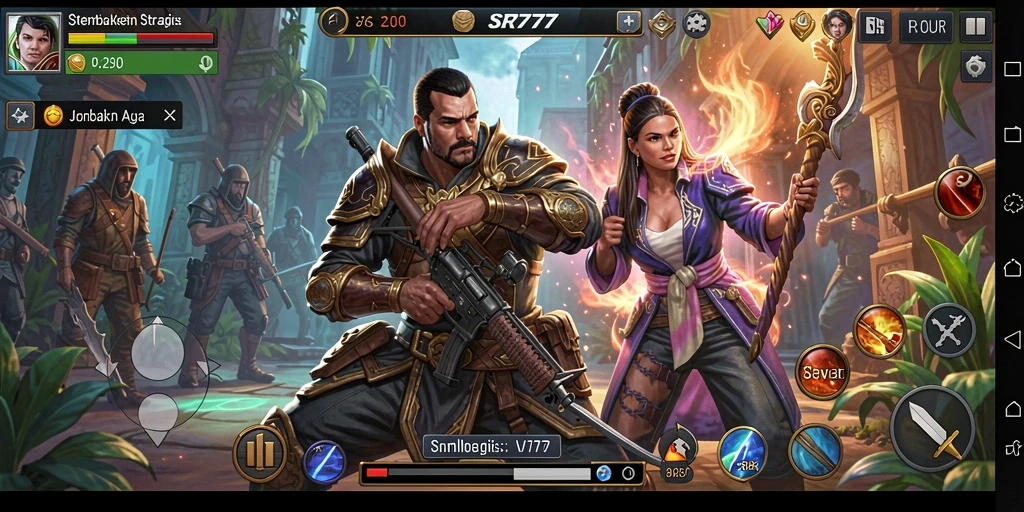 Tampilan gameplay terbaik dari SR777 dengan elemen strategi yang menarik.
