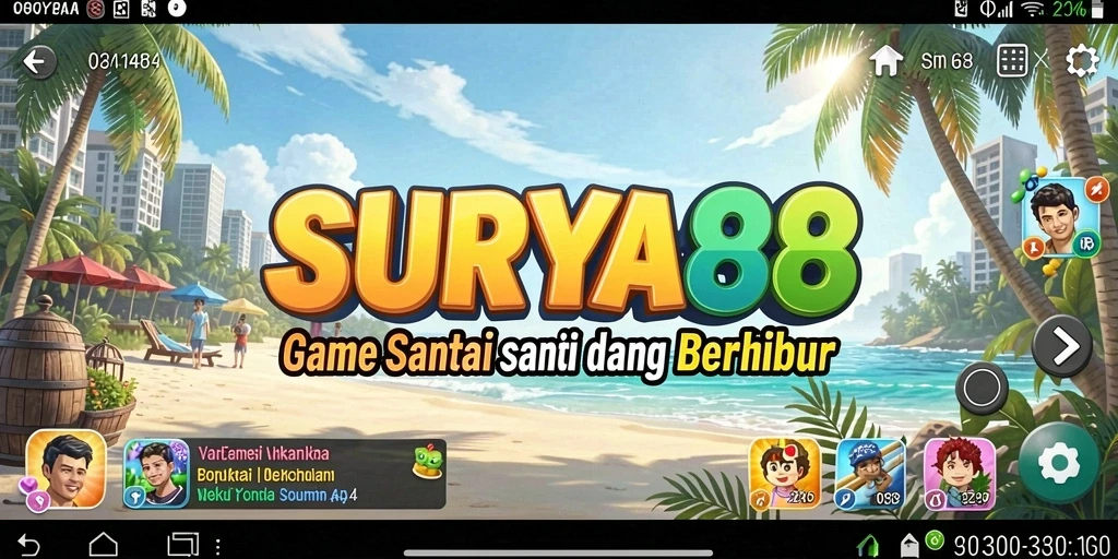 Tampilan menarik dengan gameplay sederhana dari SURYA88.