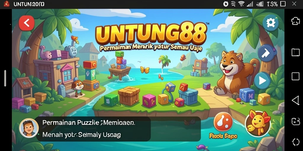 Tampilan gameplay UNTUNG88 yang seru dan menantang.