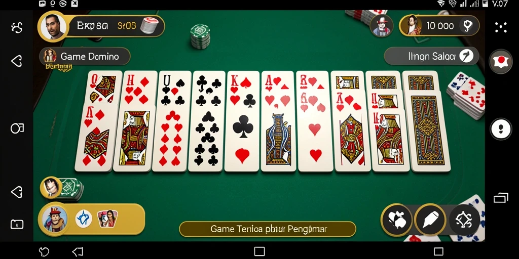Tampilan gameplay menarik dan interaksi pemain di V07.