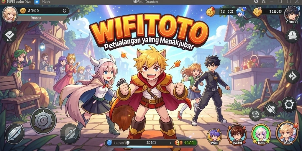 Tampilan gameplay WIFITOTO yang menarik dan dinamis.