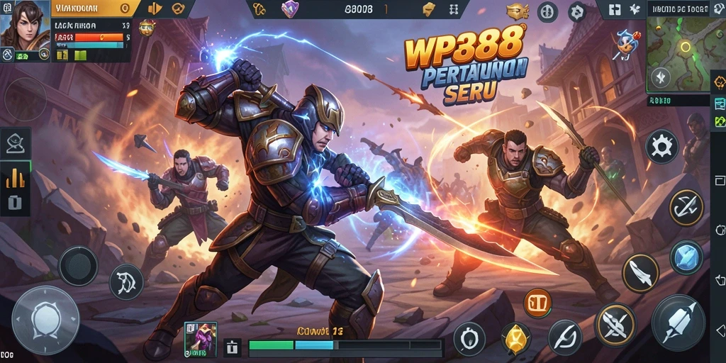 Gambaran menegangkan gameplay WP888 saat bertarung melawan musuh.
